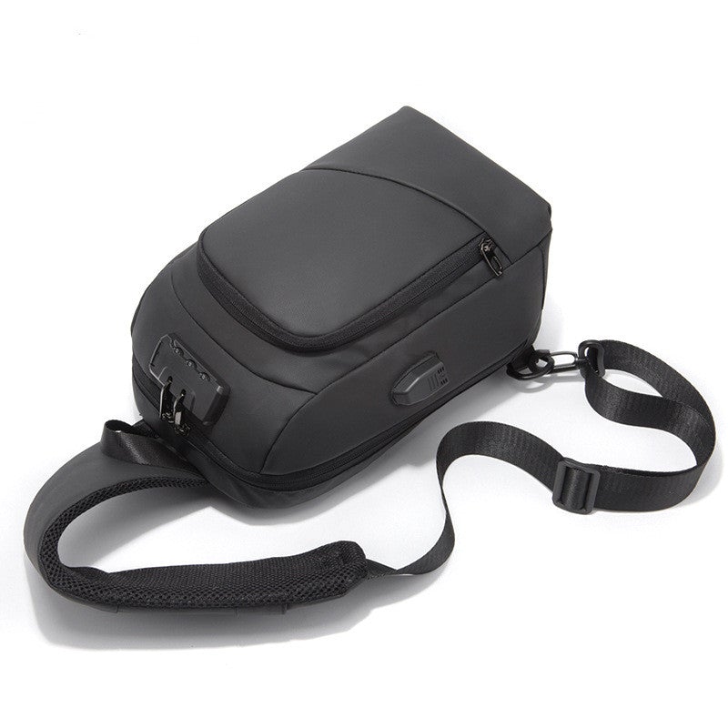 Anti-theft Crossbody Bag For Men With USB Charging Port