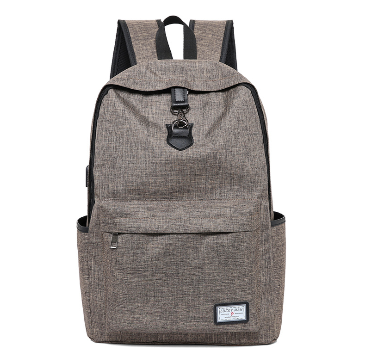 High Quality Grey Anti Theft Backpack